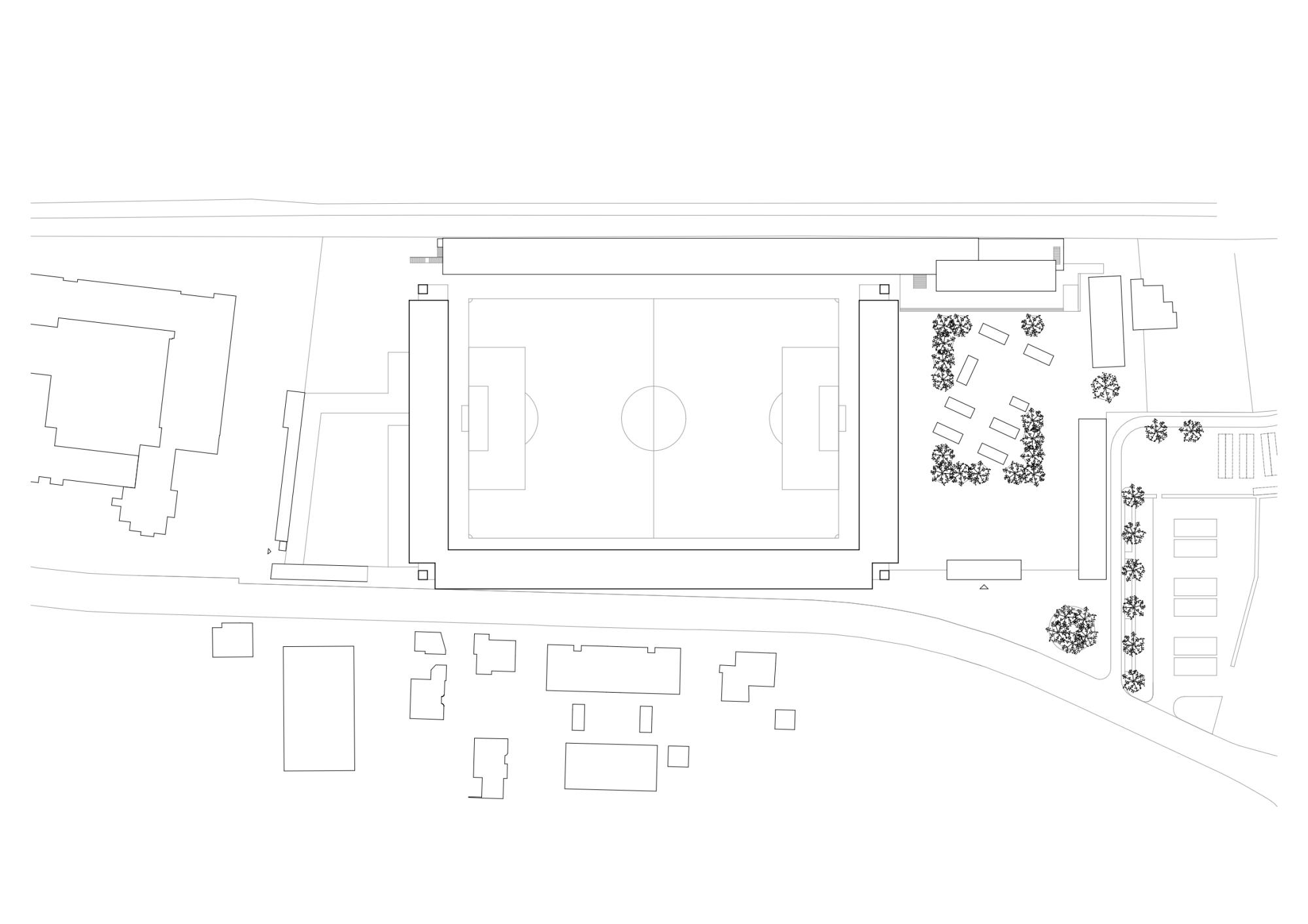 莱茵河谷的社区客厅:卢斯特瑙Reichshof体育场(Reichshof Stadium Lustenau)