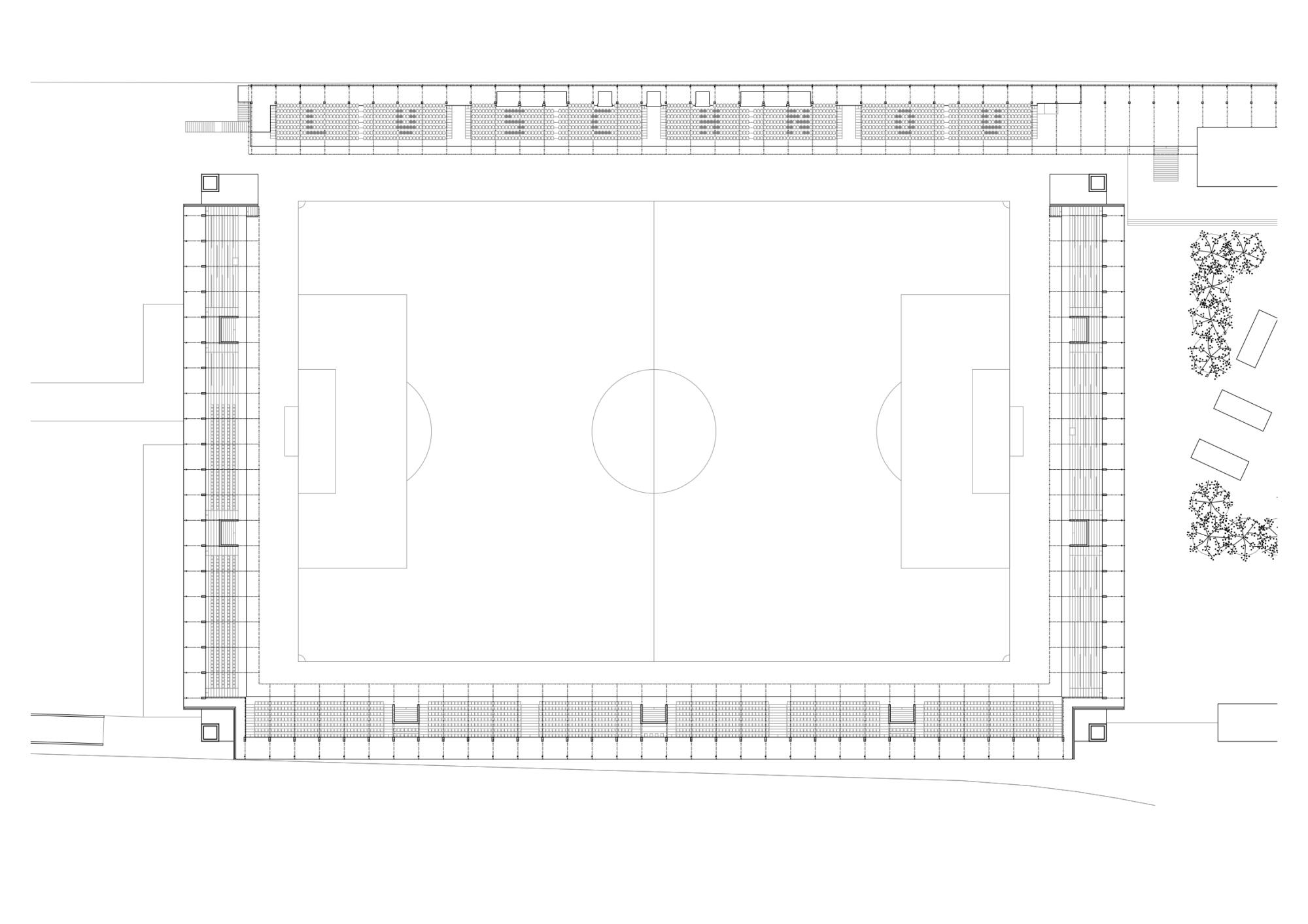 莱茵河谷的社区客厅:卢斯特瑙Reichshof体育场(Reichshof Stadium Lustenau)
